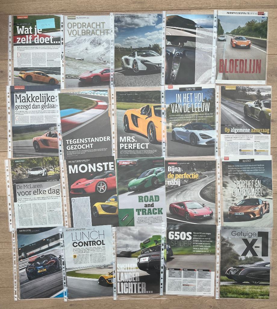 MCLAREN 650 - MCLAREN P1 - MCLAREN 750 - ARTIKELS, Verzenden, Overige merken