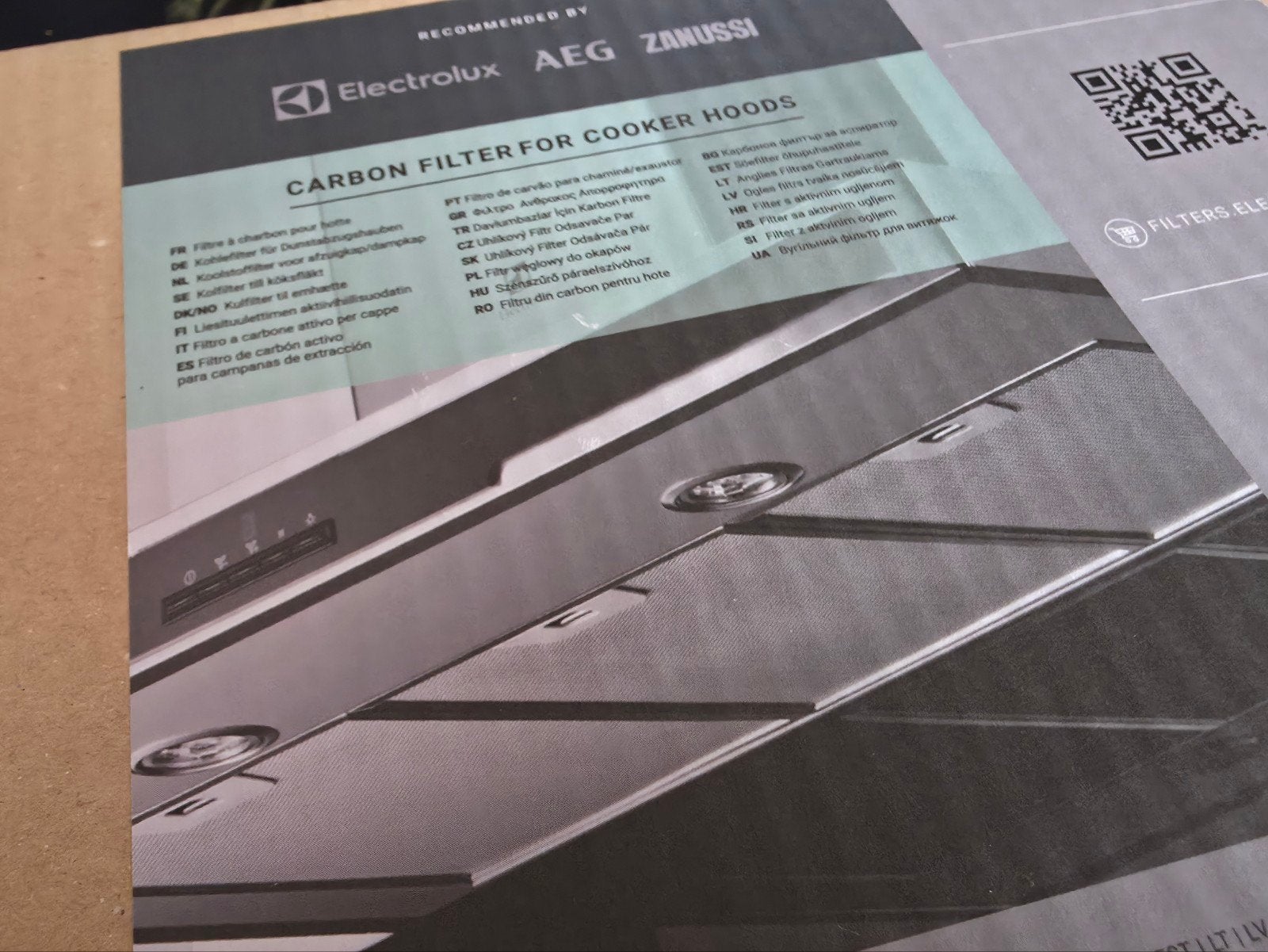 Koolstoffilter voor afzuigkap AEG model 150, Ophalen, Nieuw