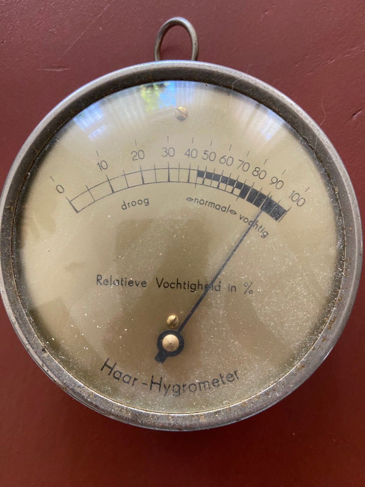 Oude Hygrometer, Audio, Tv en Foto, Weerstations en Barometers, Ophalen of Verzenden, Gebruikt
