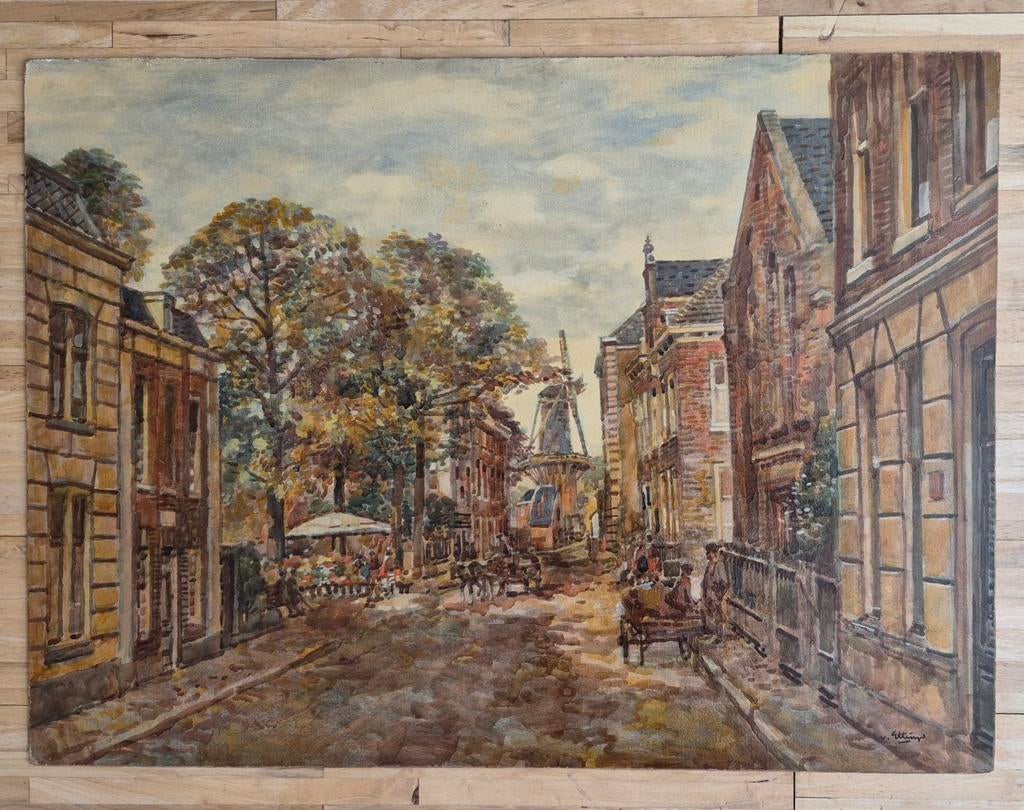 Schilderij BC van Ettinger, Delft, Ophalen