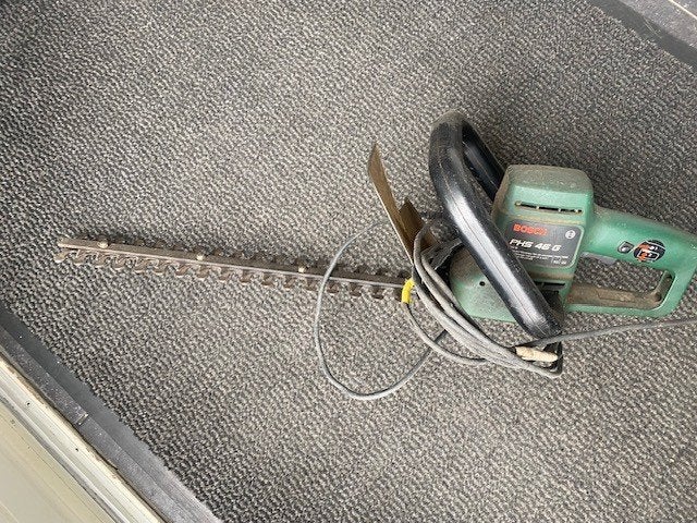 Elektrische Heggenschaar - Bosch PHS 46 G, Tuin en Terras, Ophalen of Verzenden, Gebruikt, Elektrisch, Bosch