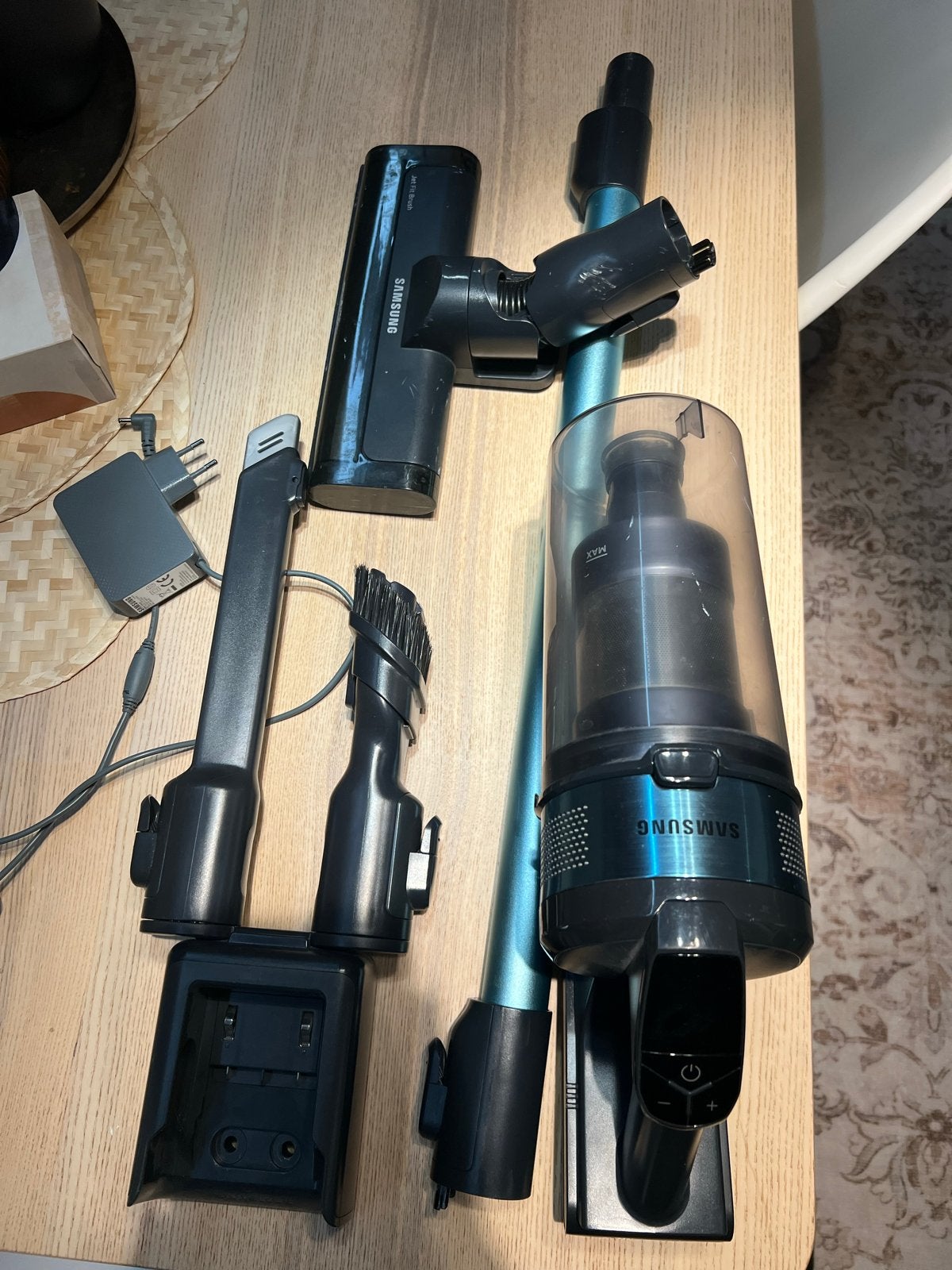 Samsung steelstofzuiger - Gebruikt, goede staat, Ophalen, Gebruikt, Draadloos, Reservoir