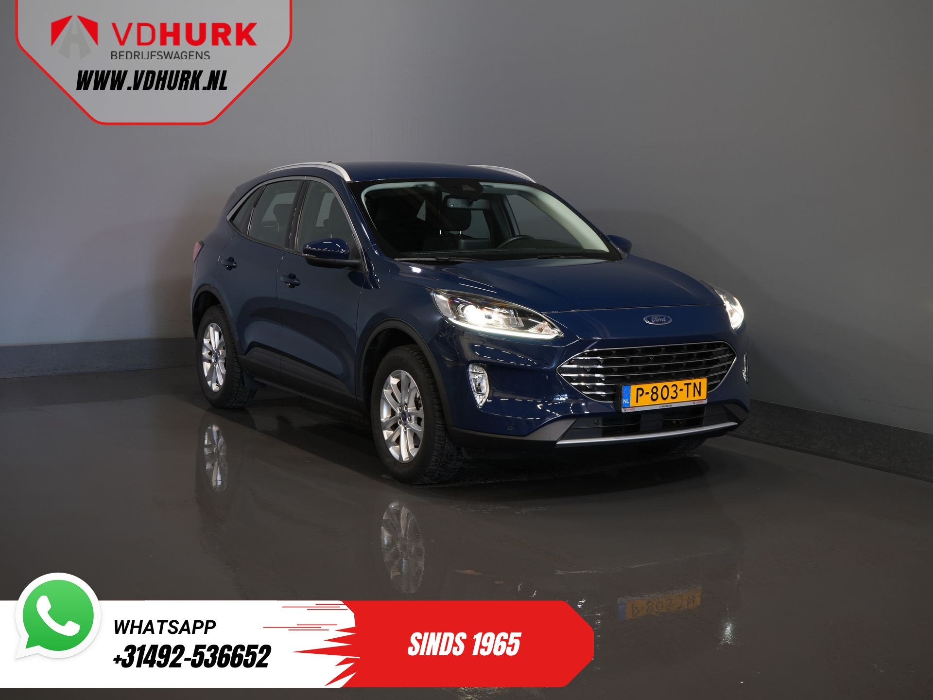 Ford Kuga 2.5 PHEV 225 pk Titanium LED/ Carplay/ Virtual Coc, Auto's, Ford, Gebruikt, Euro 6, 4 cilinders, Hybride Elektrisch/Benzine