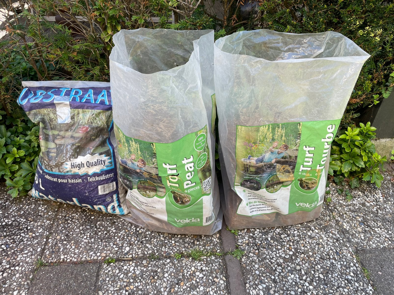 Turfblokken, Ophalen, Nieuw, Plant(en), Steen of Hout, Overige merken
