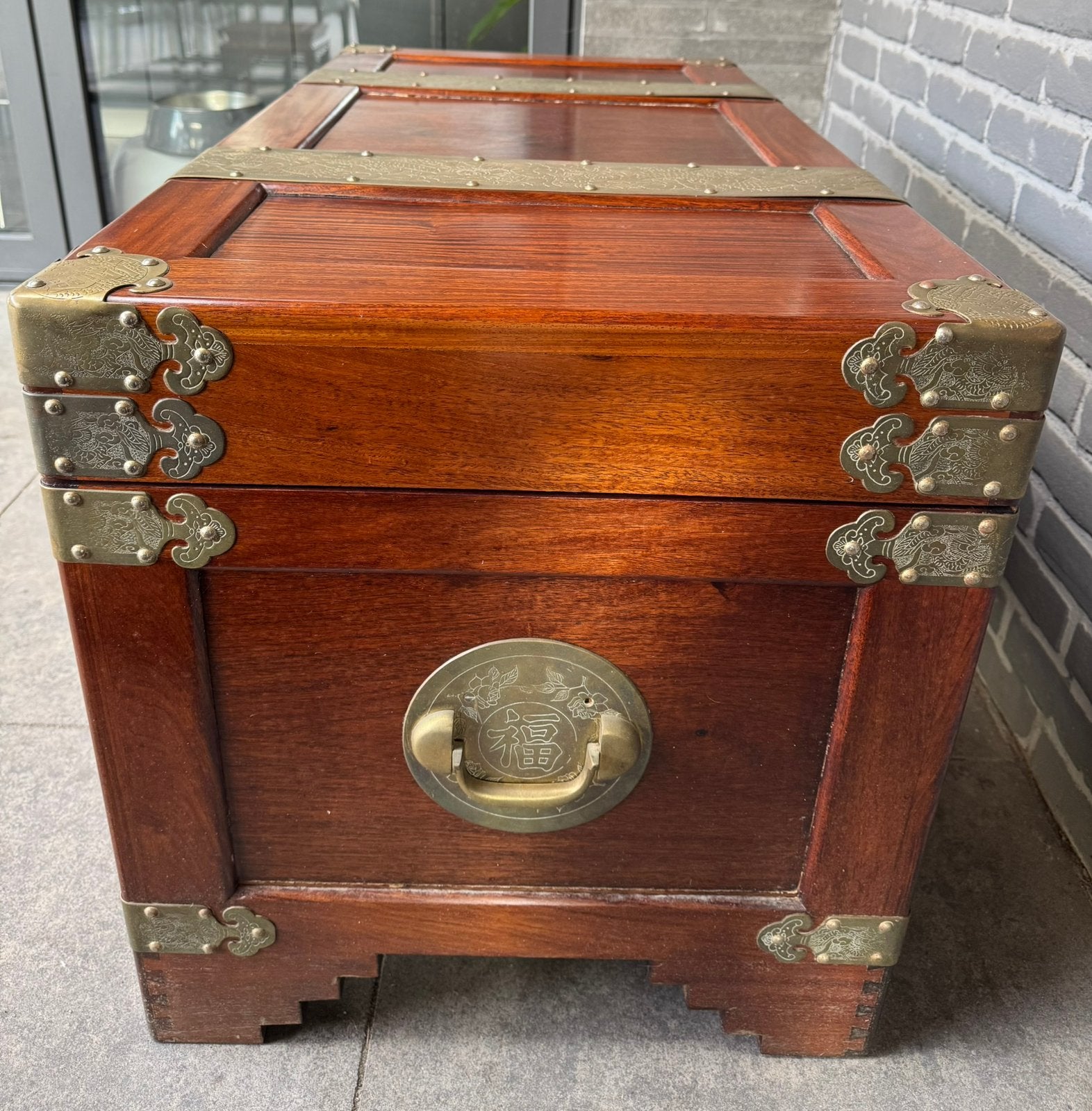 Oosterse kamferkist Dekenkist Kist Palissander Rosewood, Huis en Inrichting, Ophalen, Zo goed als nieuw, 50 tot 100 cm, Minder dan 50 cm