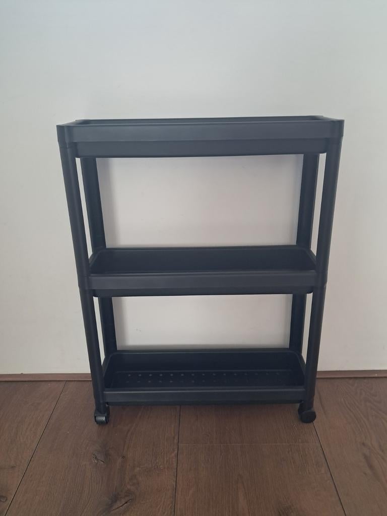 Trolley 54x18x71cm zwart, Ophalen, Zo goed als nieuw