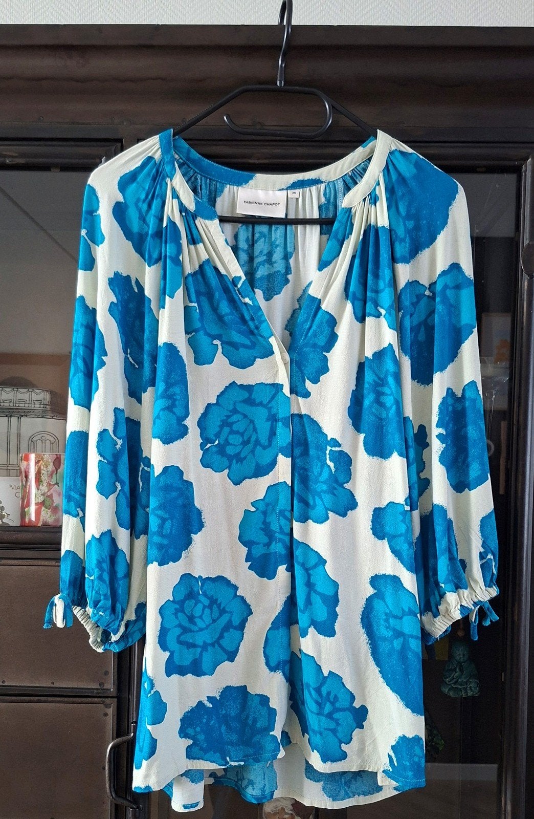 Fabienne Chapot Cooper blouse maat S 36, Blauw, Ophalen of Verzenden, Zo goed als nieuw, Fabienne Chapot