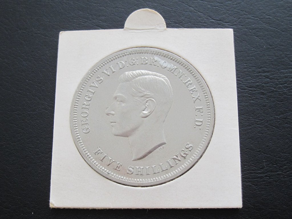 Munt KM# 880, 5 Shillings 1951 George VI Festival of Britain, Verzenden, Overige landen, Losse munt