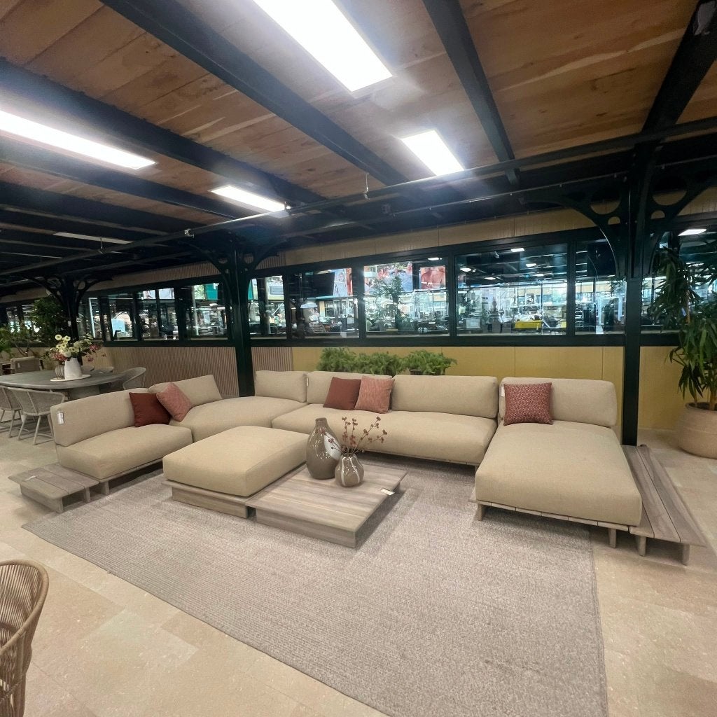 Mylo Loungeset | Showroommodel, Tuin en Terras, Ophalen, Gebruikt, Teakhout, Loungeset