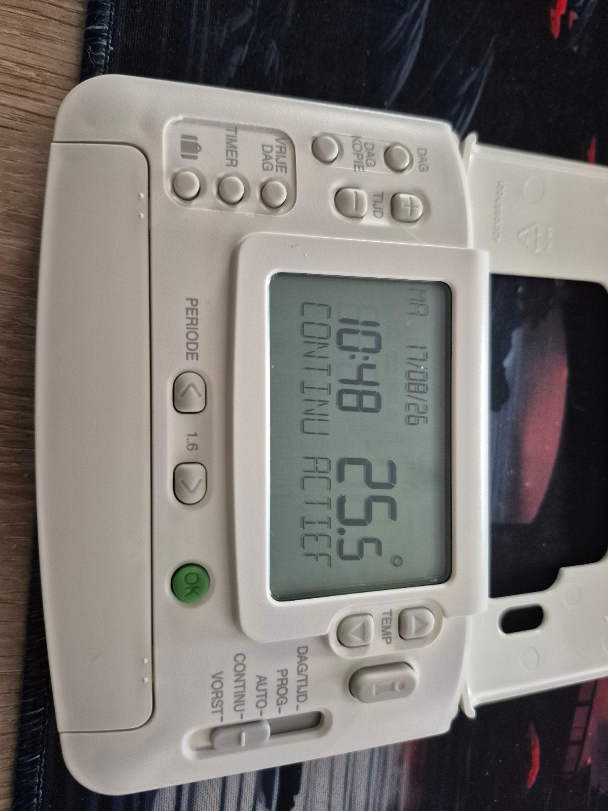 Honeywell Chronotherm thermostaat - werkend gedemonteerd, Doe-het-zelf en Verbouw, Thermostaten, Ophalen of Verzenden, Gebruikt