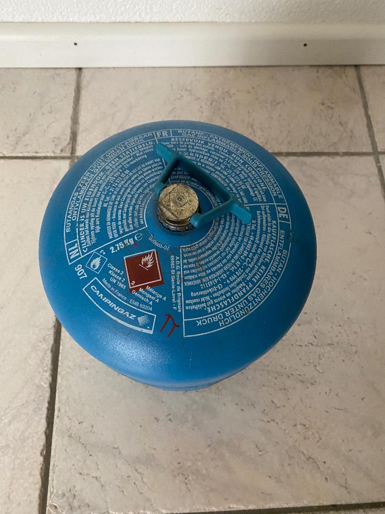 campinggaz 907 2,75 kg butaan gasfles, Ophalen, Zo goed als nieuw