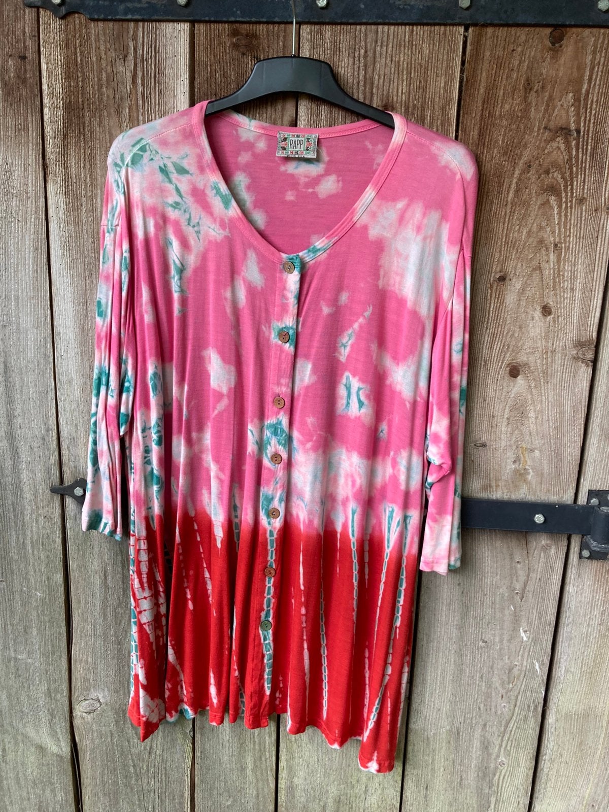 Plus size RAPP/tuniek/bloes/jasje 100% viscose, Kleding | Dames, Ophalen of Verzenden, Zo goed als nieuw, Boven de knie