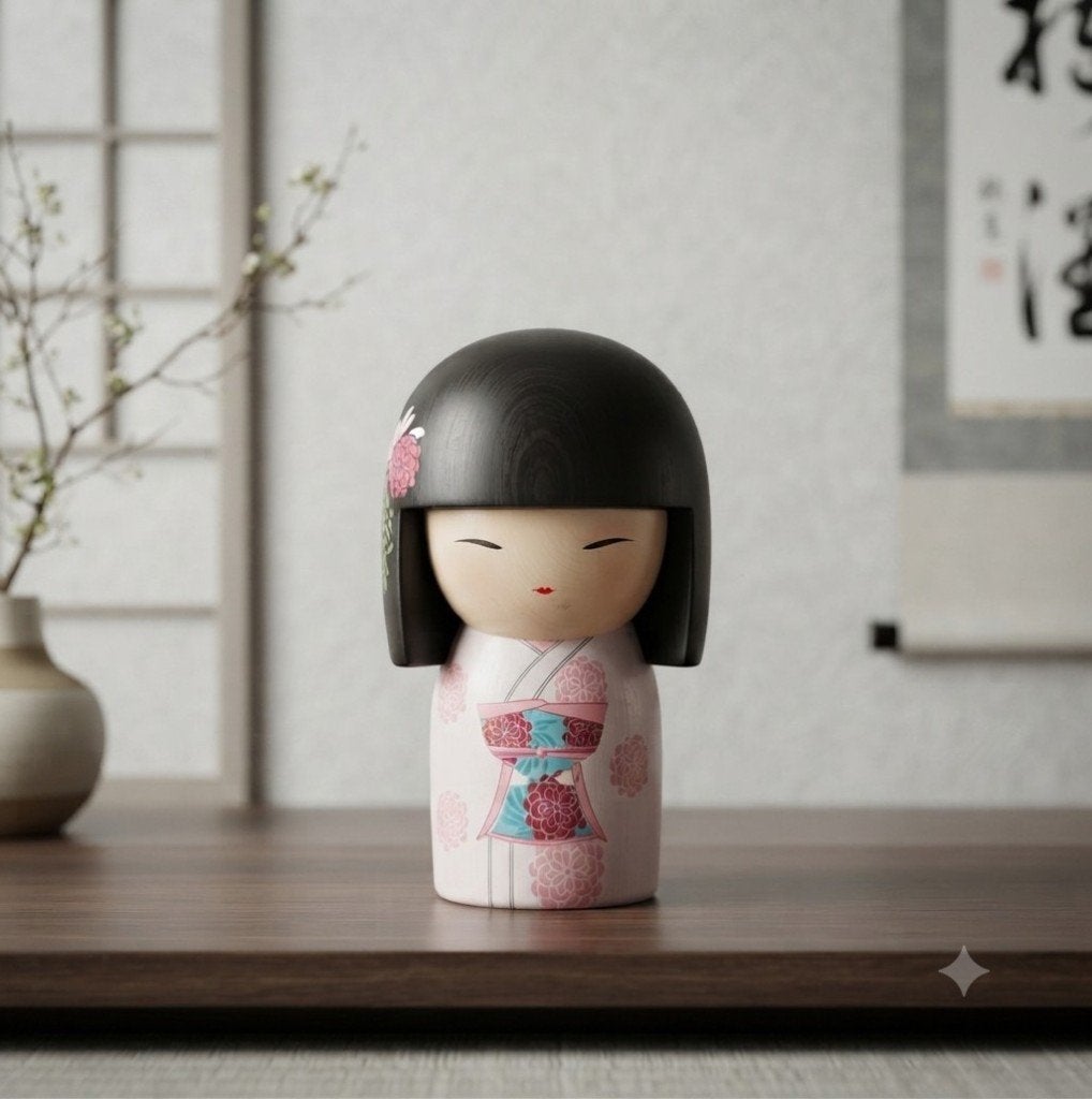 Kimmidoll Konoka, Antiek en Kunst, Ophalen of Verzenden, Japan, 10 cm, Meerkleurig