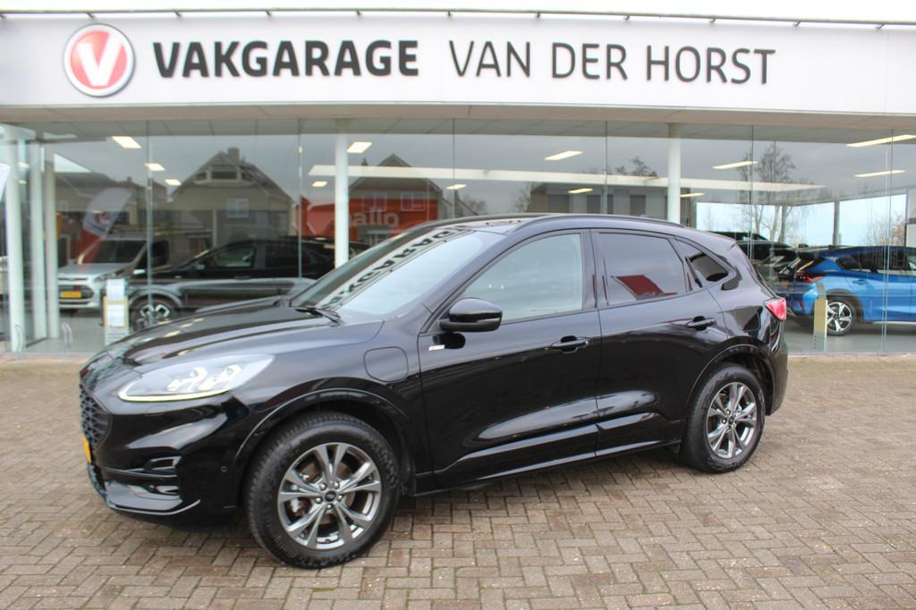 Ford Kuga 2.5-225pk Plug-in Hybrid ST-Line X. Hybride rijden, 12 maanden, 14 kWh, Gebruikt, Zwart