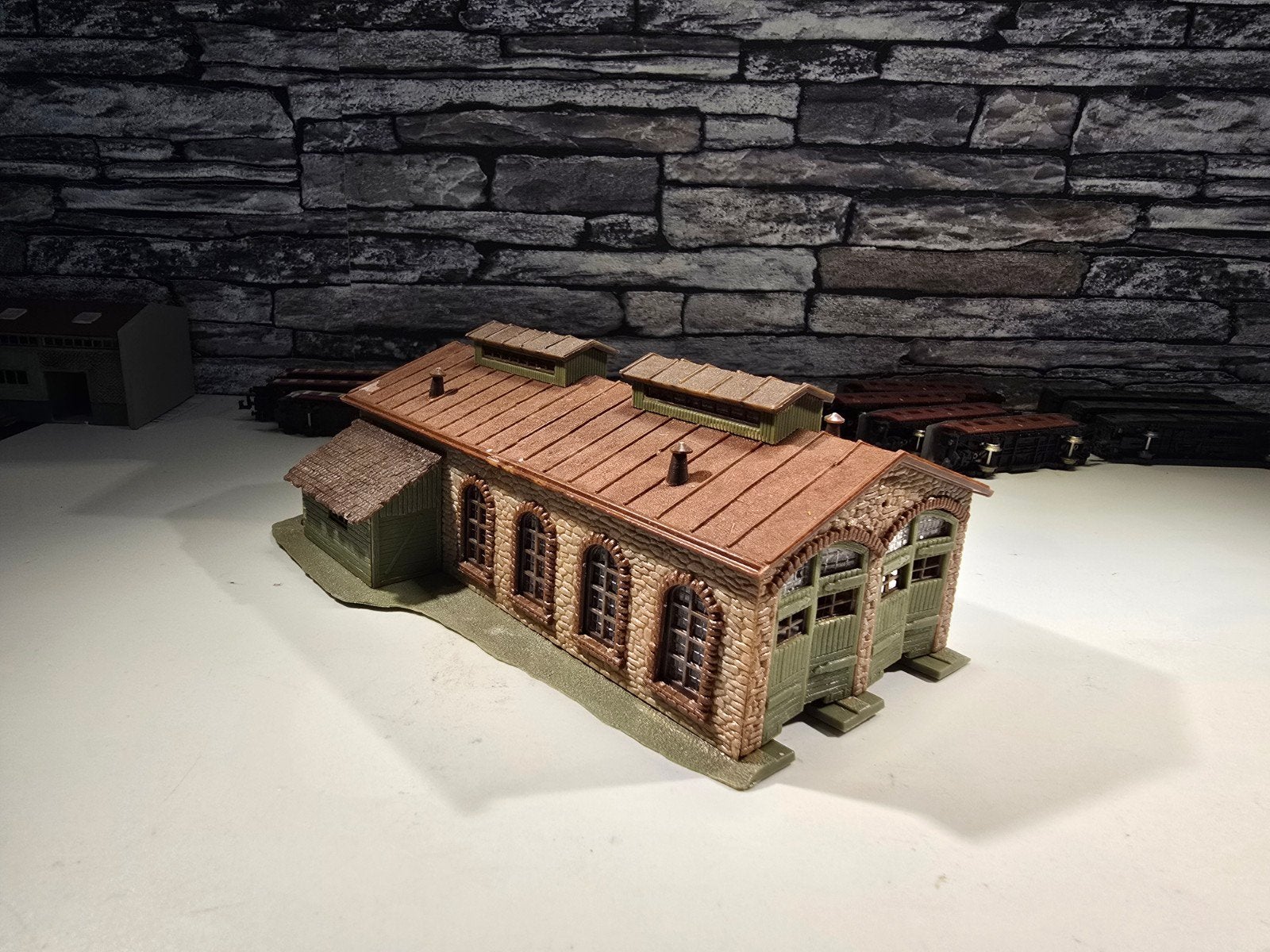 lokloods treinenloods N spoor modeltrein 1:160, Overige merken, Gebruikt, Gelijkstroom of Wisselstroom, Brug, Tunnel of Gebouw