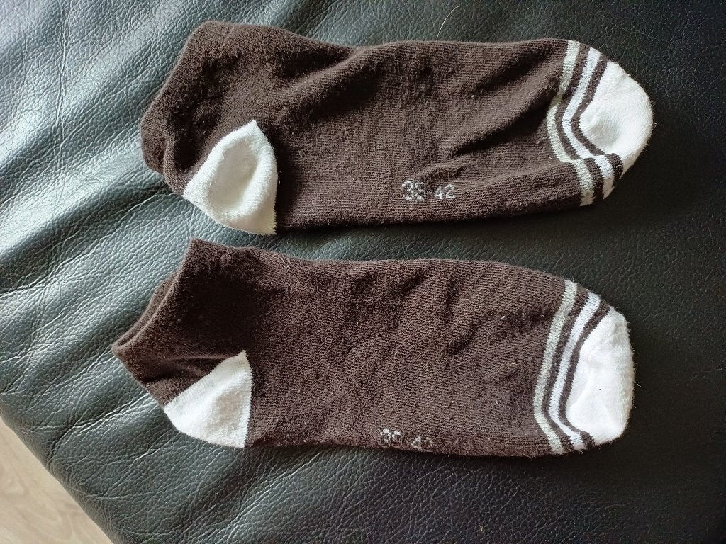 bruin witte enkelsokken mt 39/42, Kleding | Heren, Sokken en Kousen, Ophalen of Verzenden, Zo goed als nieuw, Maat 39 t/m 42, Bruin
