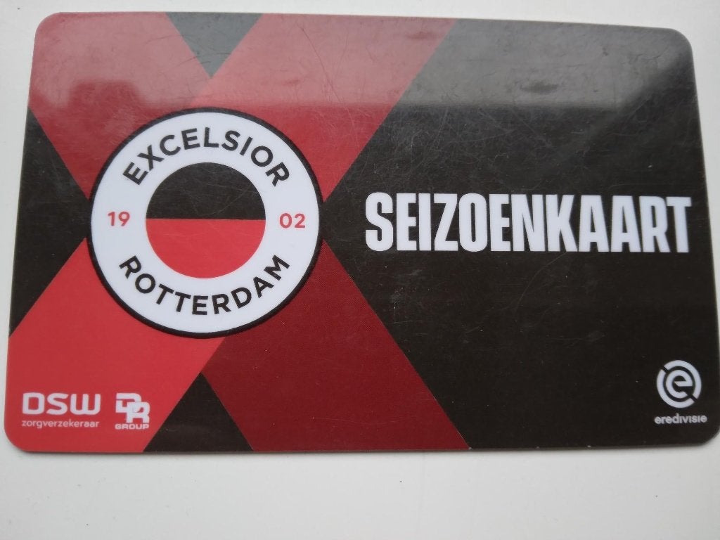 Excelsior-Sparta  zaterdag 29 augustus om 16.30 uur, Tickets en Kaartjes, Sport | Voetbal, Seizoenskaart, Twee personen, Augustus