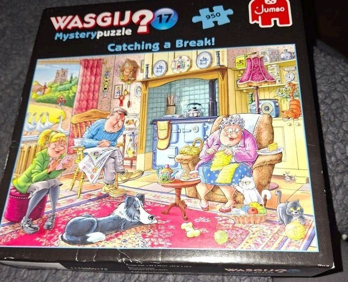 Wasgij Mystery 17 - Kabaalin de keuken ! (950 stukjes), Ophalen of Verzenden, 500 t/m 1500 stukjes, Zo goed als nieuw