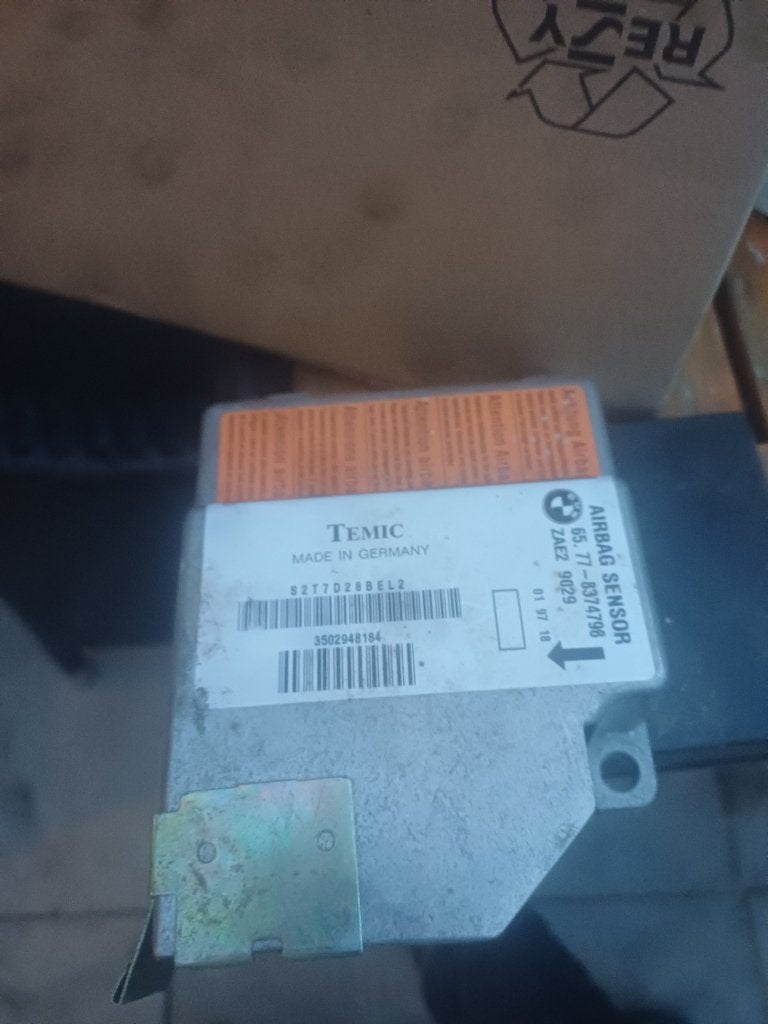 Airbag module computer BMW E36 Z3 65778374798 TEMIC ZAE2, Auto-onderdelen, Ophalen, BMW