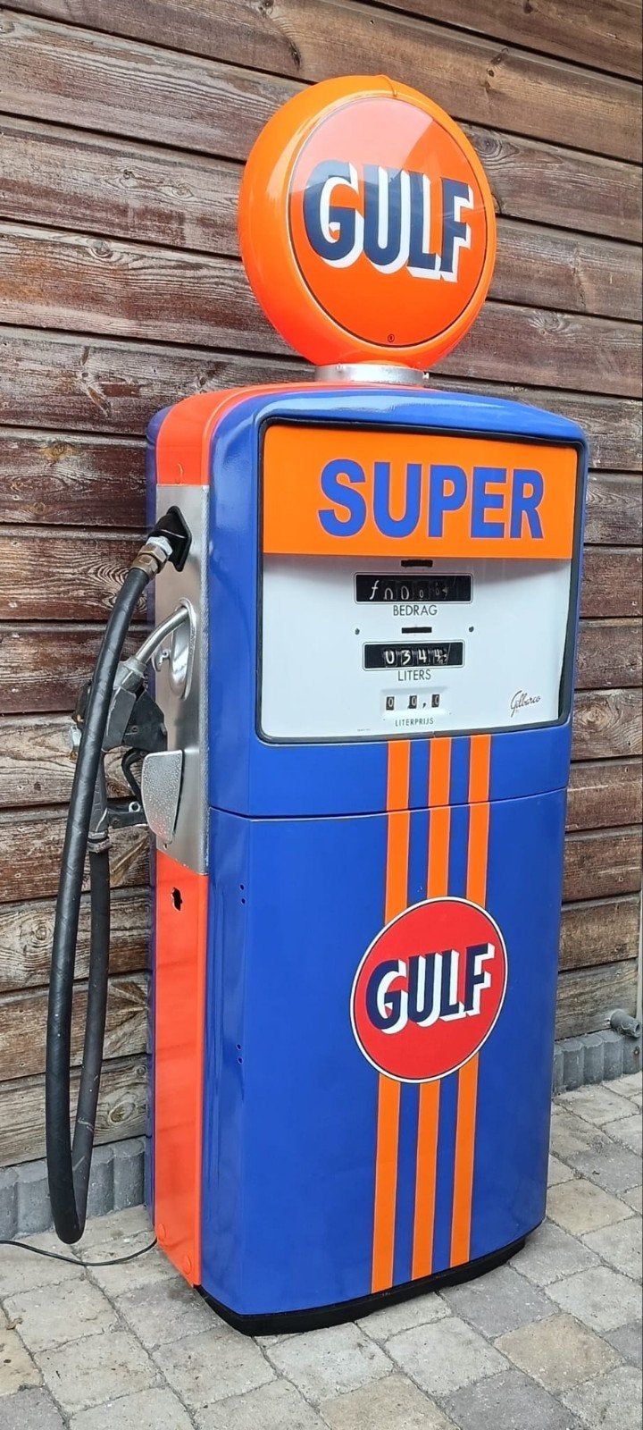 Leuke oude Gilbarco benzinepomp uit jaren 50e 60e met Globe, Ophalen, Eu, Gebruikt, Eu