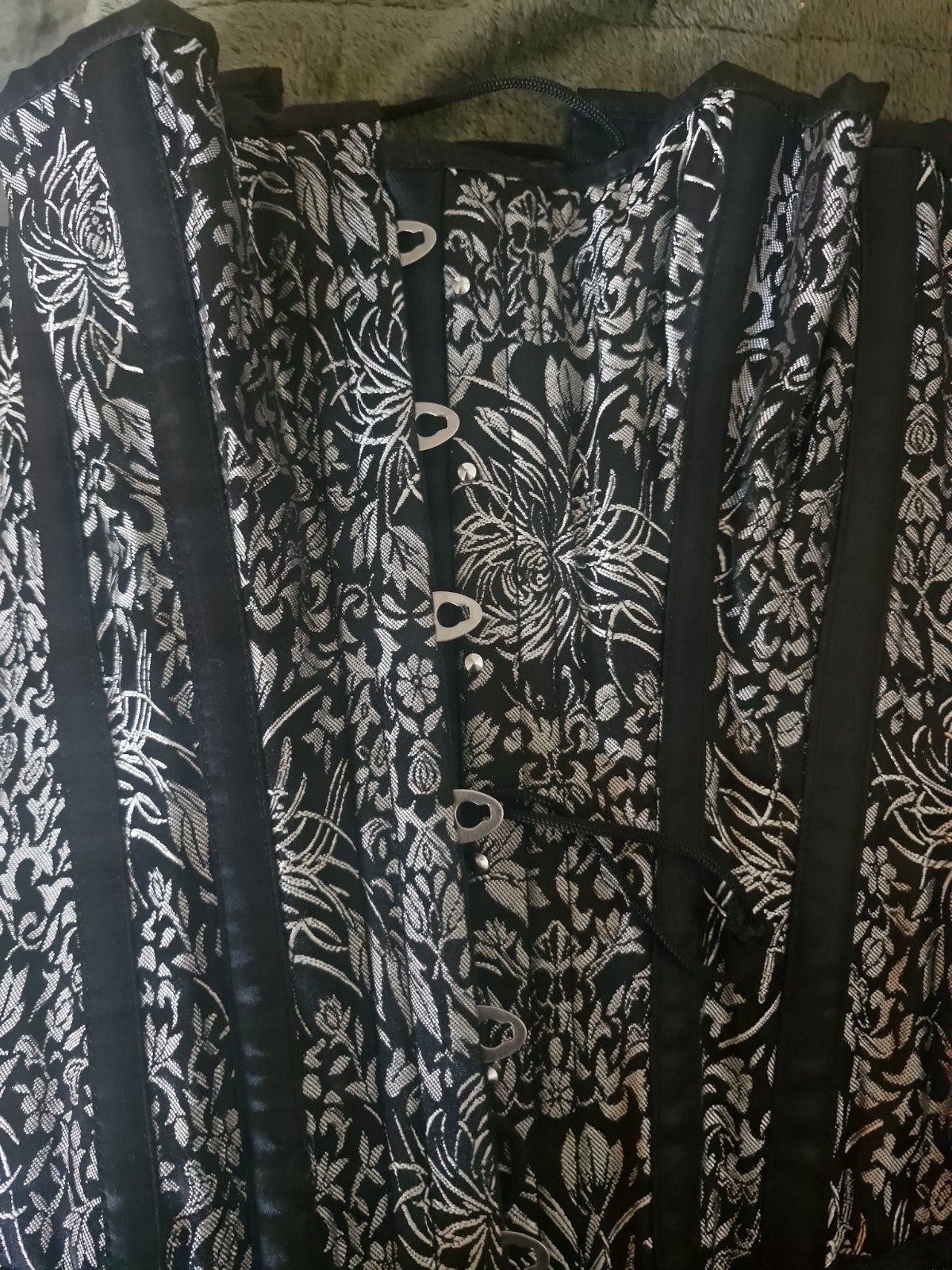 Hard Leather Stuff corset maat M, Maat 38/40 (M), Overige typen, Zwart, Ophalen of Verzenden