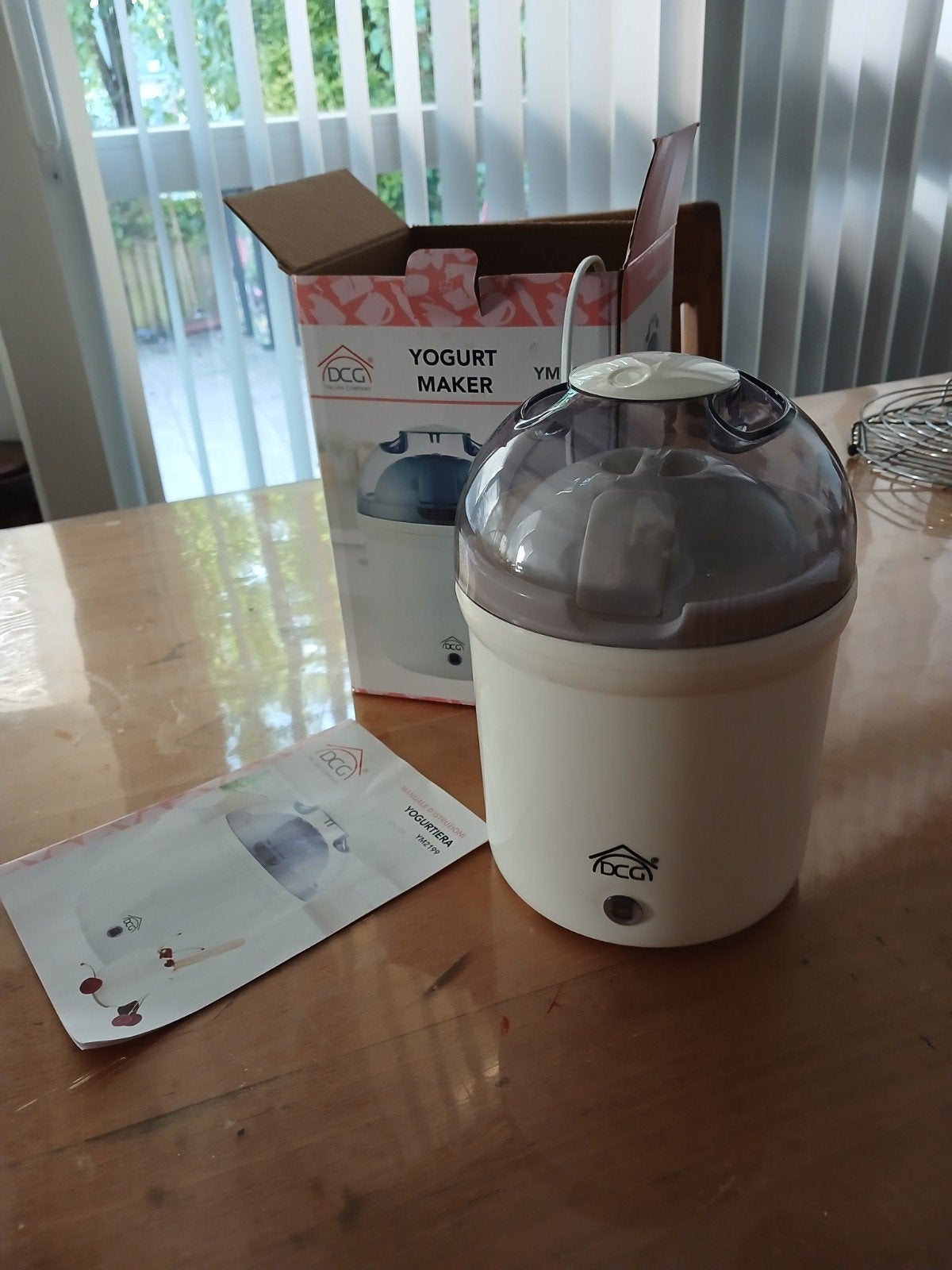 DCG Yoghurt Maker - Maak zelf heerlijke yoghurt, Ophalen of Verzenden, Zo goed als nieuw