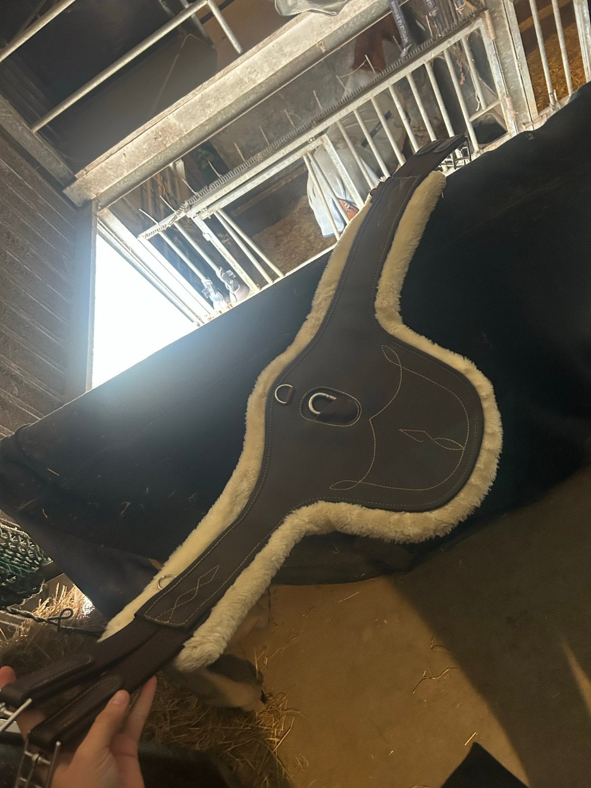 Nieuw Kentucky springsingel buikflap bont 130 bruin, Dieren en Toebehoren, Ophalen of Verzenden, Nieuw, Springen