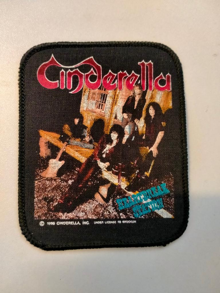 Cinderella Heartbreak Station vintage rock glamrock patch, Verzenden, Zo goed als nieuw, Kleding