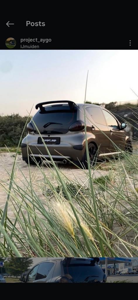 Gesmoked achterlichten Toyota Aygo, Ophalen of Verzenden, Gebruikt, Toyota