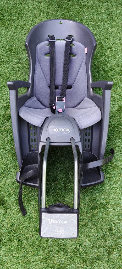 Hamax Smily, Fietsen en Brommers, Fietsaccessoires | Fietsstoeltjes, Ophalen, Achterzitje, Gebruikt, 9 t/m 36 kg
