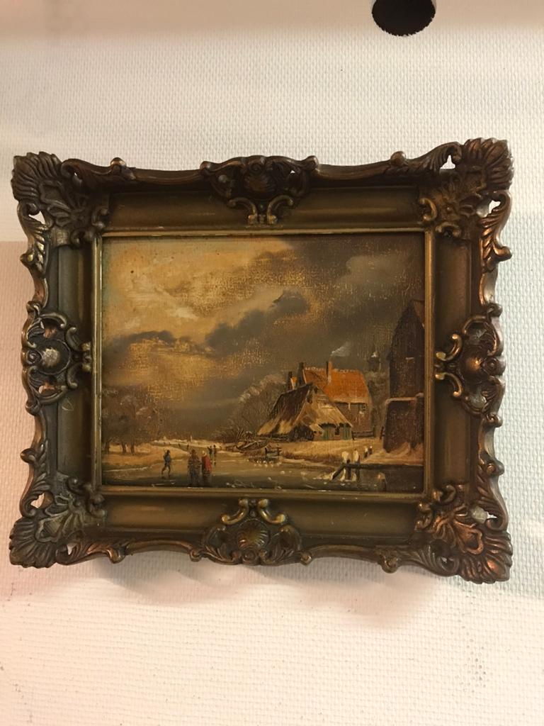 Schilderijtje, Antiek en Kunst, Kunst | Schilderijen | Klassiek, Ophalen
