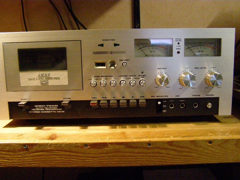 Akai Cassettedeck GXC-730D, Ophalen of Verzenden, Enkel, Akai, Auto-reverse