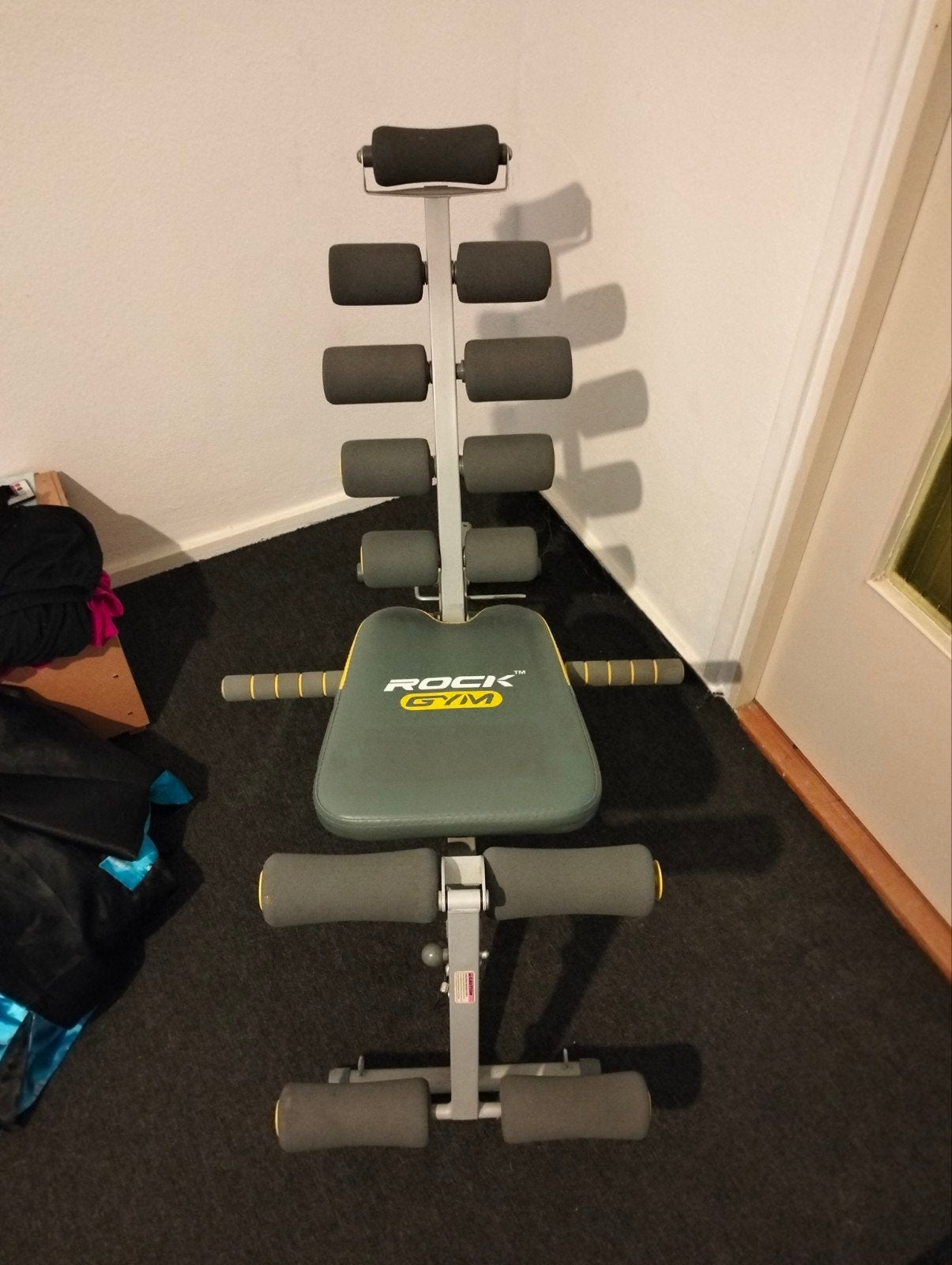 Rock Gym Buikspierbank - Perfect voor Thuis Workouts, Ophalen, Gebruikt, Krachtstation, Buik