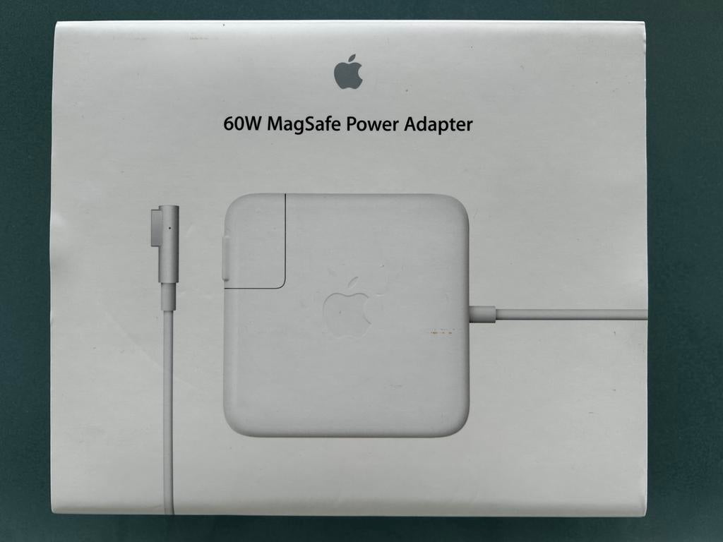 60 Watt MagSafe Power Adapter A1344 voor MacBook, Computers en Software, Laptop-opladers, Ophalen of Verzenden, Gebruikt, Apple