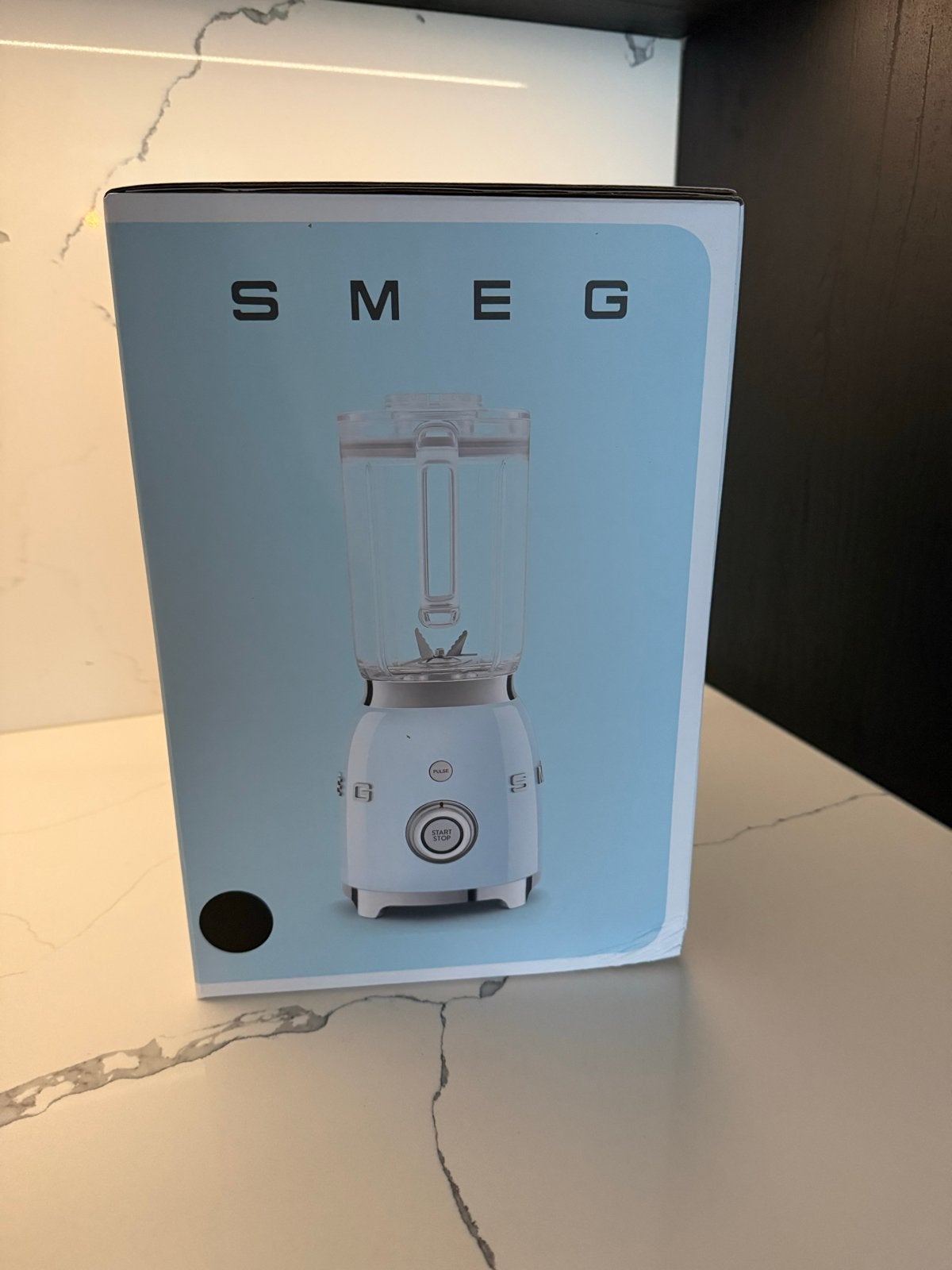 Nieuwe Smeg Blender BLF03BLEU Zwart - Ongebruikt in doos, Witgoed en Apparatuur, Blenders, Ophalen, Nieuw, Blender