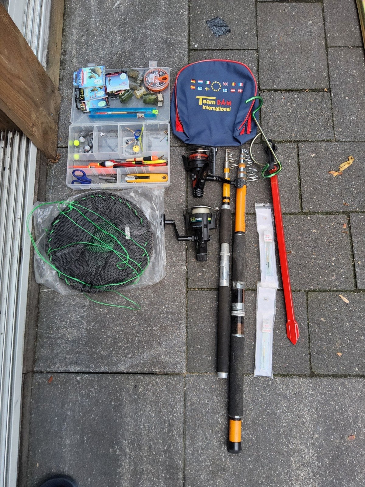 Trlescoop hengel vissteun molens zeebaars snoek karper witvi, Ophalen, Molen