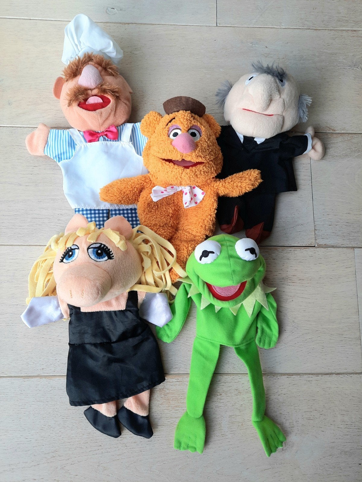 Muppet Show Handpoppen Disney: Kermit, Miss Piggy & meer, Ophalen of Verzenden, Zo goed als nieuw, Overige typen