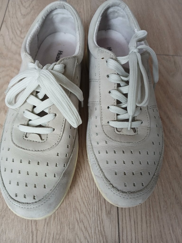 Dames suède Hush Puppies schoenen maat 38, Ophalen of Verzenden, Grijs, Hush Puppies, Sneakers of Gympen