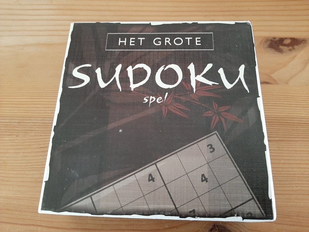Het Grote Sudoku Spel, Ophalen of Verzenden, Minder dan 500 stukjes, Gebruikt, Overige typen