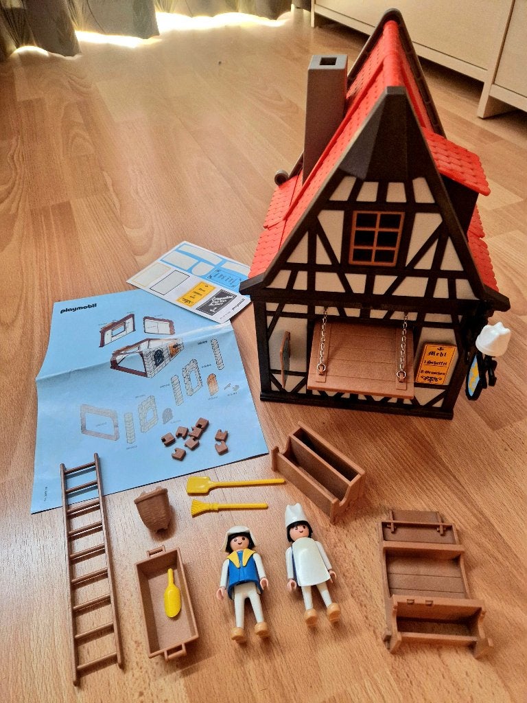 Playmobil 3441 Middeleeuwse bakker, Gebouw, Complete set, Ophalen of Verzenden, Zo goed als nieuw