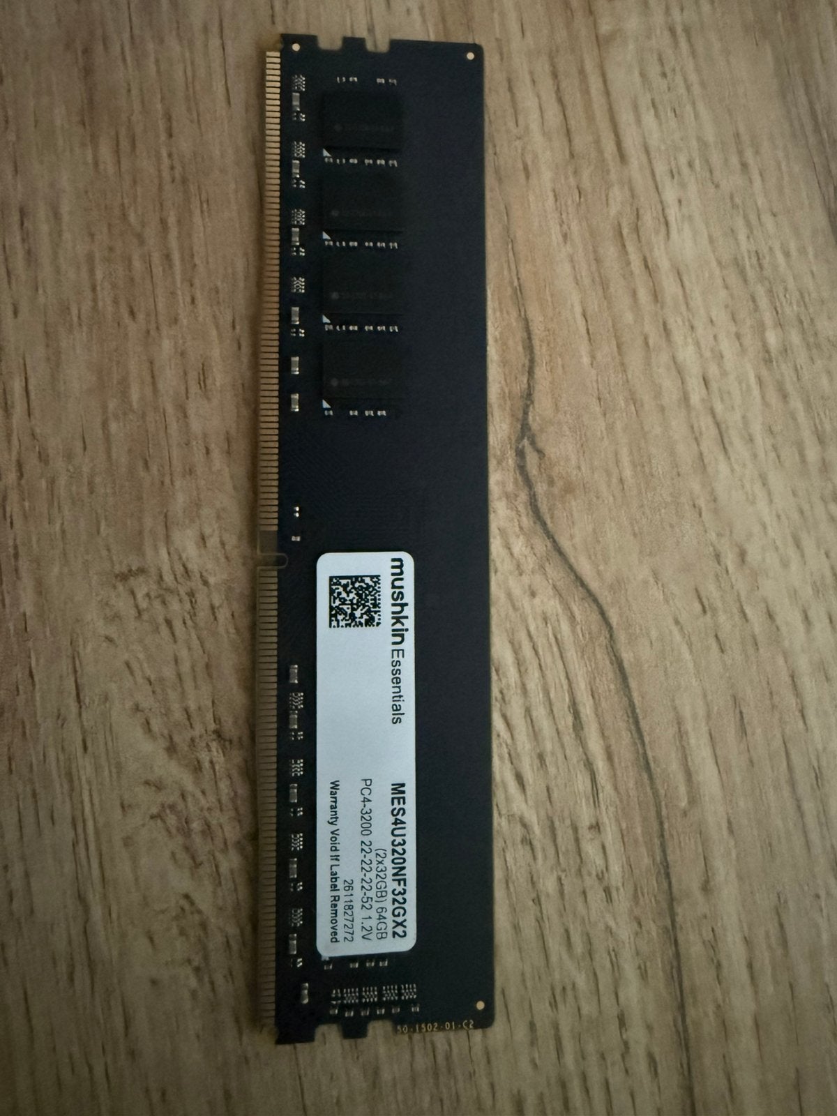 Mushkin 2x32 GB RAM PC3200, Computers en Software, Ophalen of Verzenden, Nieuw, DDR4