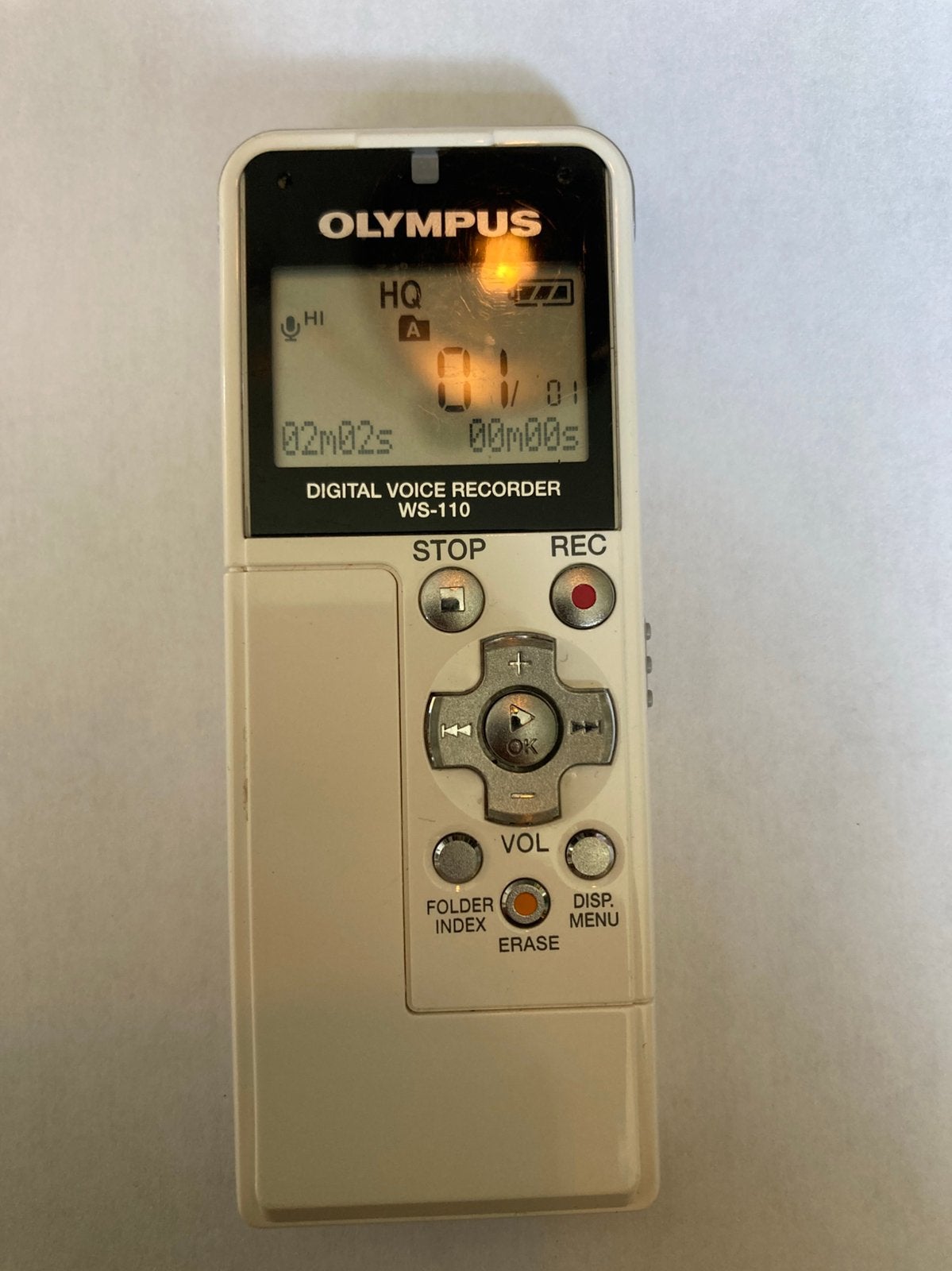 Olympus WS-110 digital voice recorder, Ophalen, Zo goed als nieuw, Overige merken