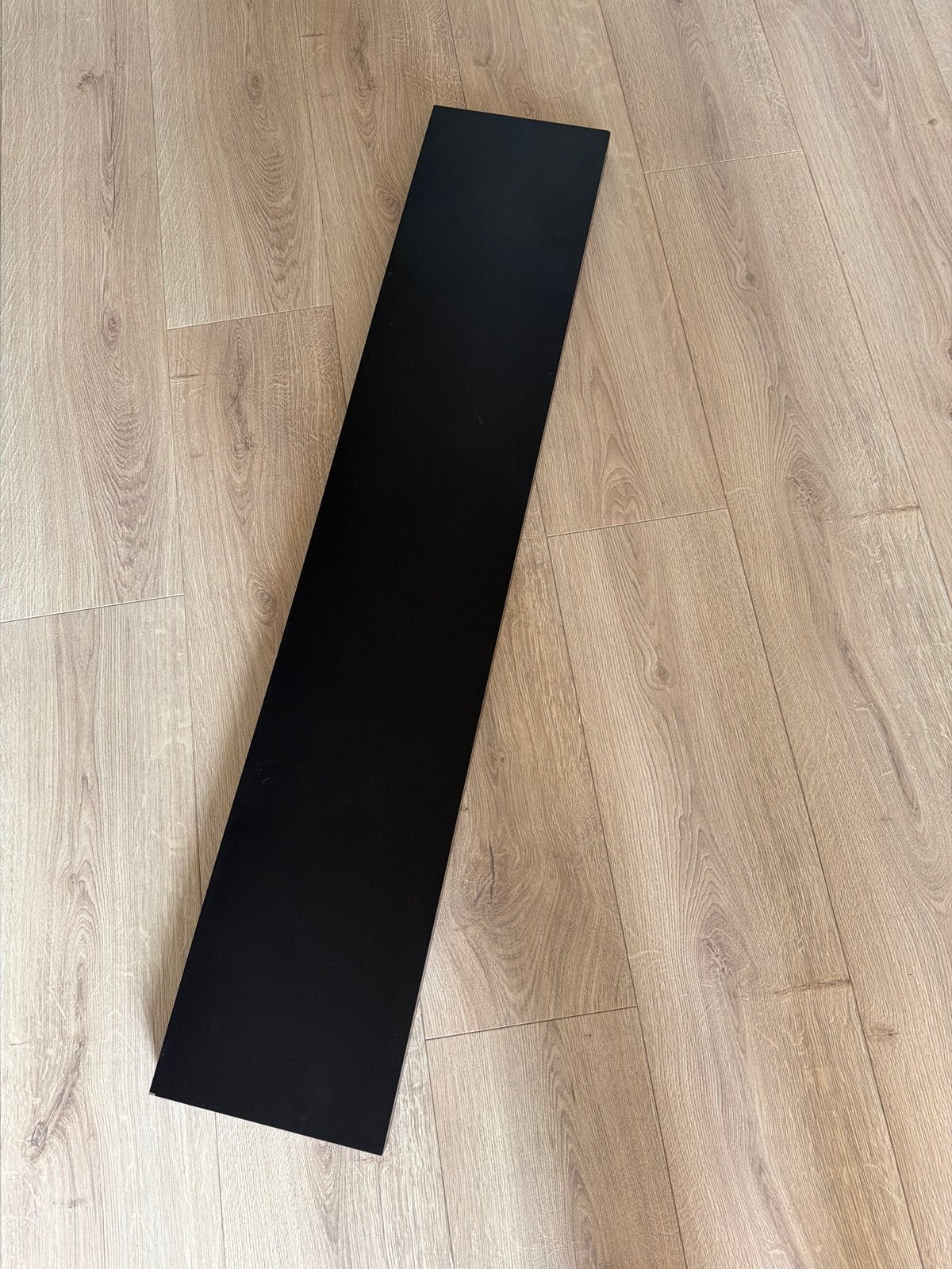 IKEA Zwevende Wandplank Zwart 120x23 cm, Ophalen, Gebruikt