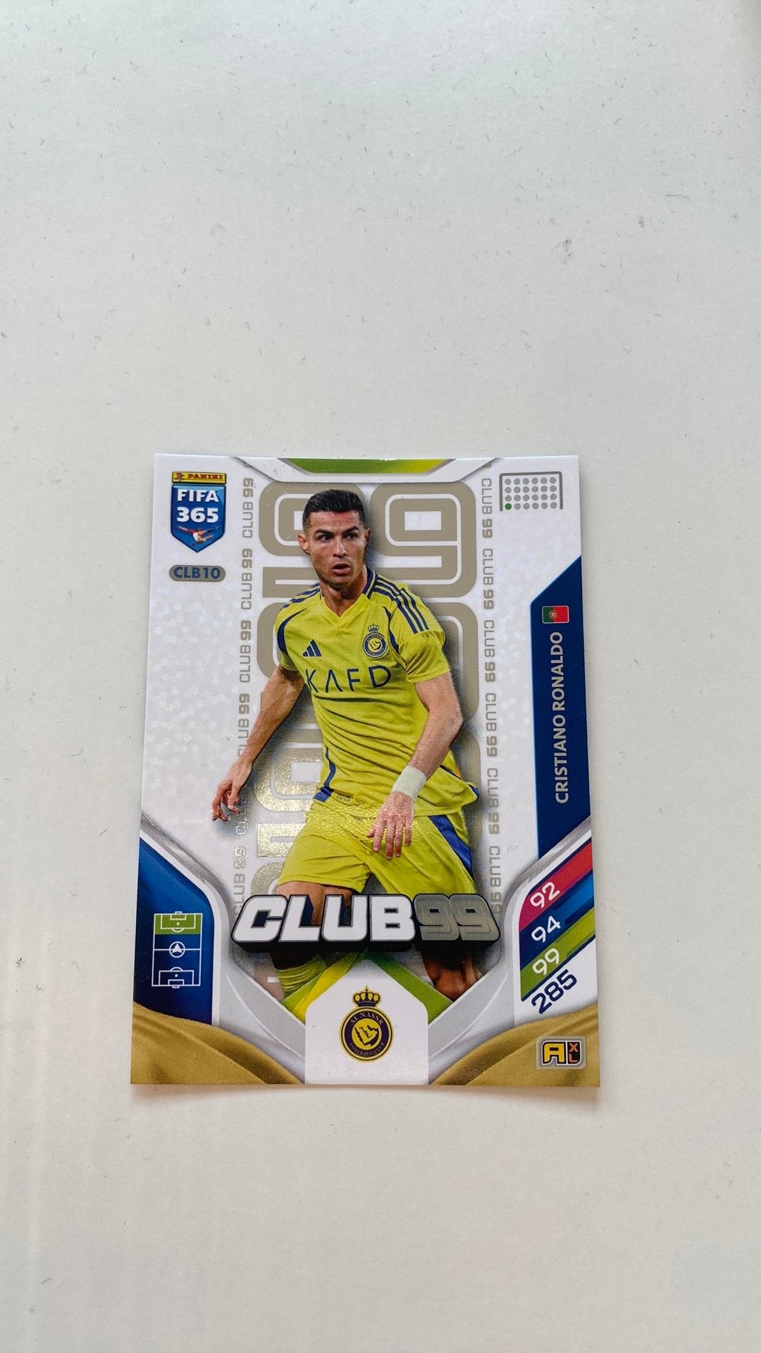 Christiano Ronaldo voetbal kaart, Ophalen of Verzenden, Zo goed als nieuw, Plaatje