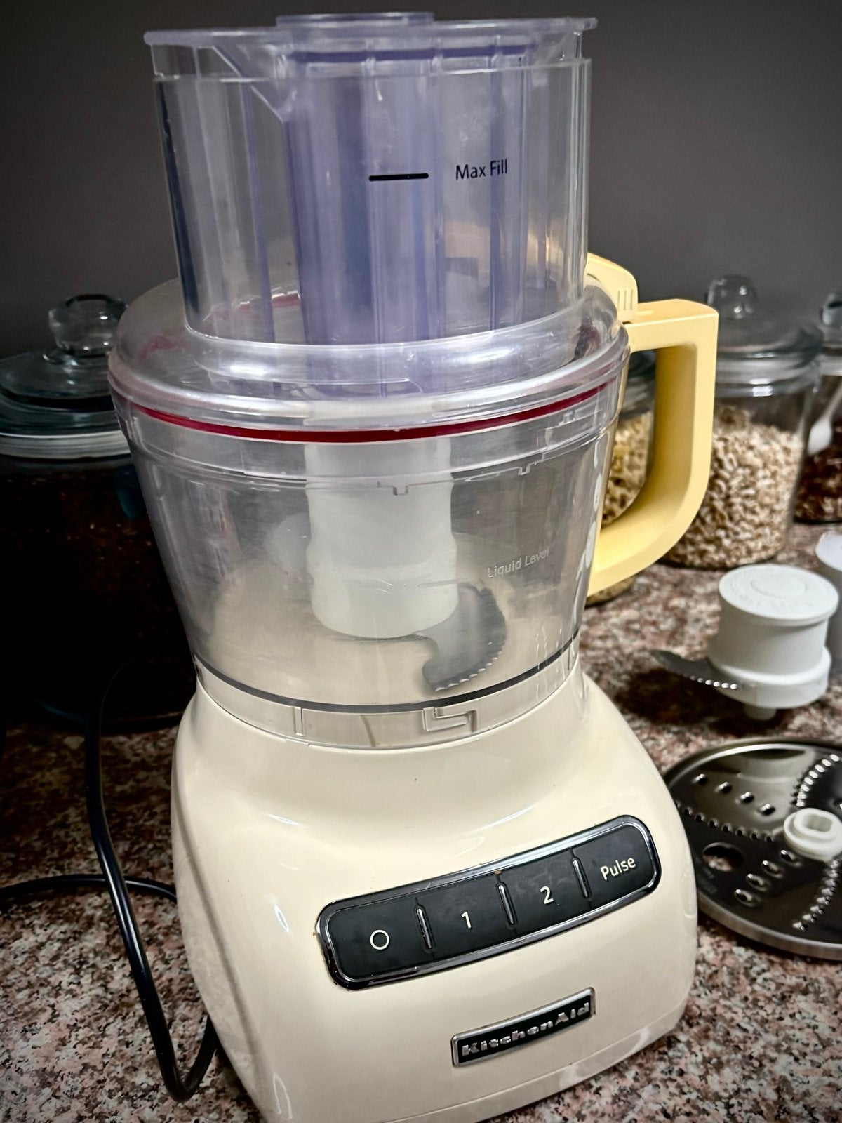KitchenAid Foodprocessor met accessoires, Witgoed en Apparatuur, Blenders, Ophalen, Gebruikt, Blender