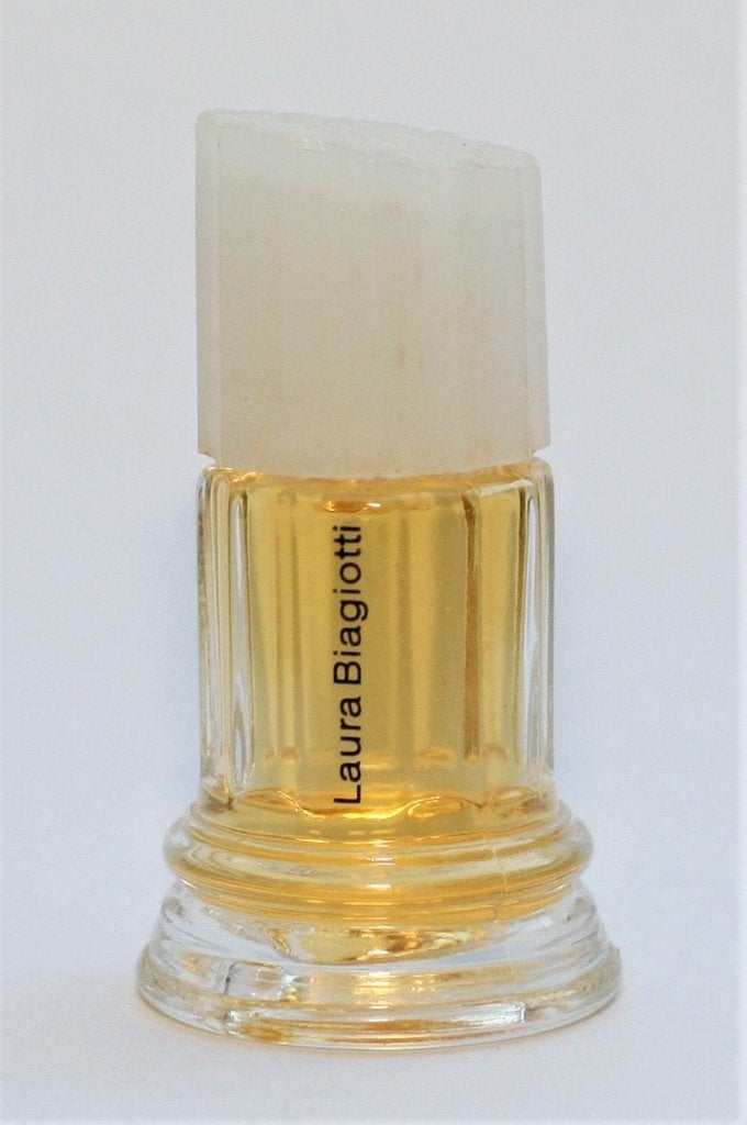 Laura Biagiotti Roma 5 ml edt., Verzamelen, Ophalen of Verzenden, Zo goed als nieuw, Miniatuur, Gevuld