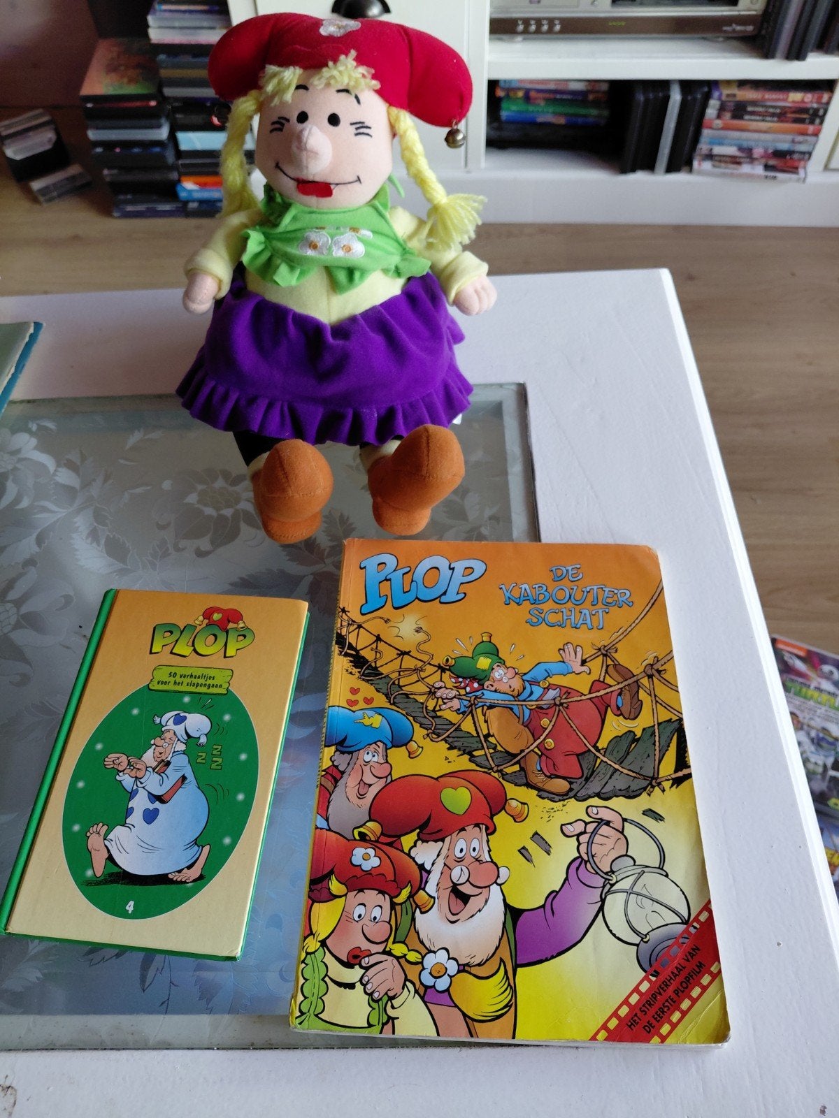 Kabouter Plop Pakket – Pluche Smidje Pop, Stripboek enz., Ophalen of Verzenden, Zo goed als nieuw, Ontdekken