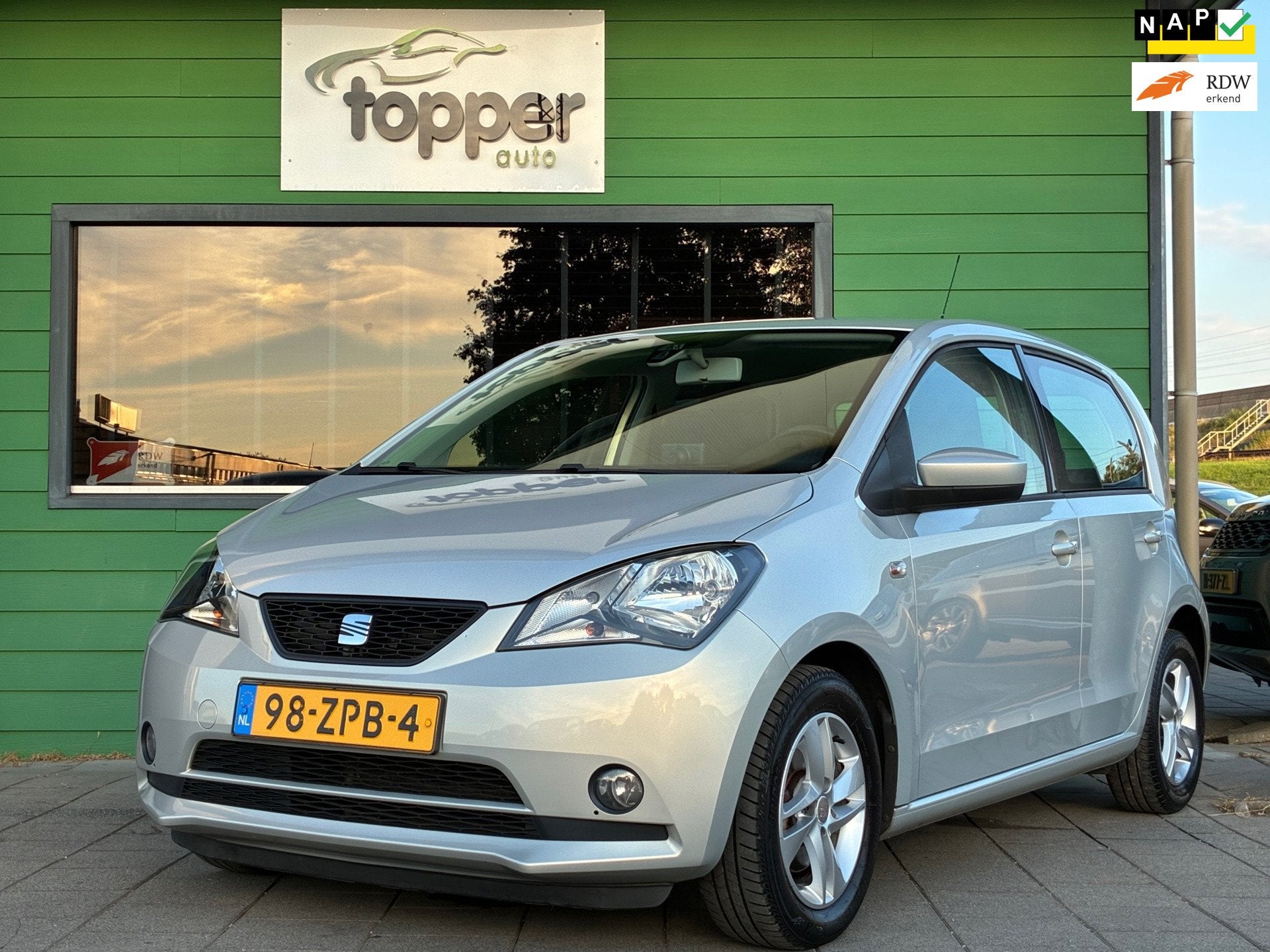 Seat Mii 1.0 Style|1e Eigenaar|Navigatie|Airco|CruiseControl, Voorwielaandrijving, Euro 5, Electronic Stability Program (ESP)