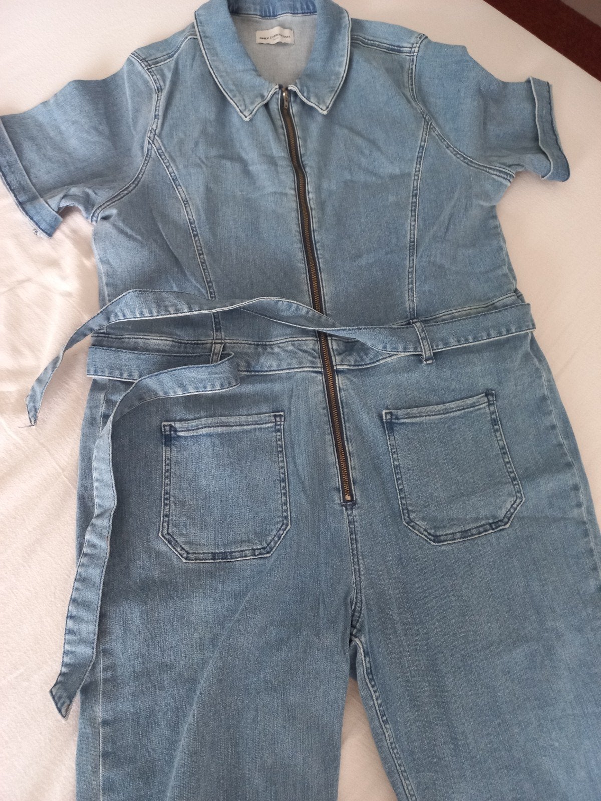 Only carmakoma maat 44/32 jeans jumpsuit, Kleding | Dames, Jumpsuits, Ophalen of Verzenden, Zo goed als nieuw, Maat 42/44 (L)