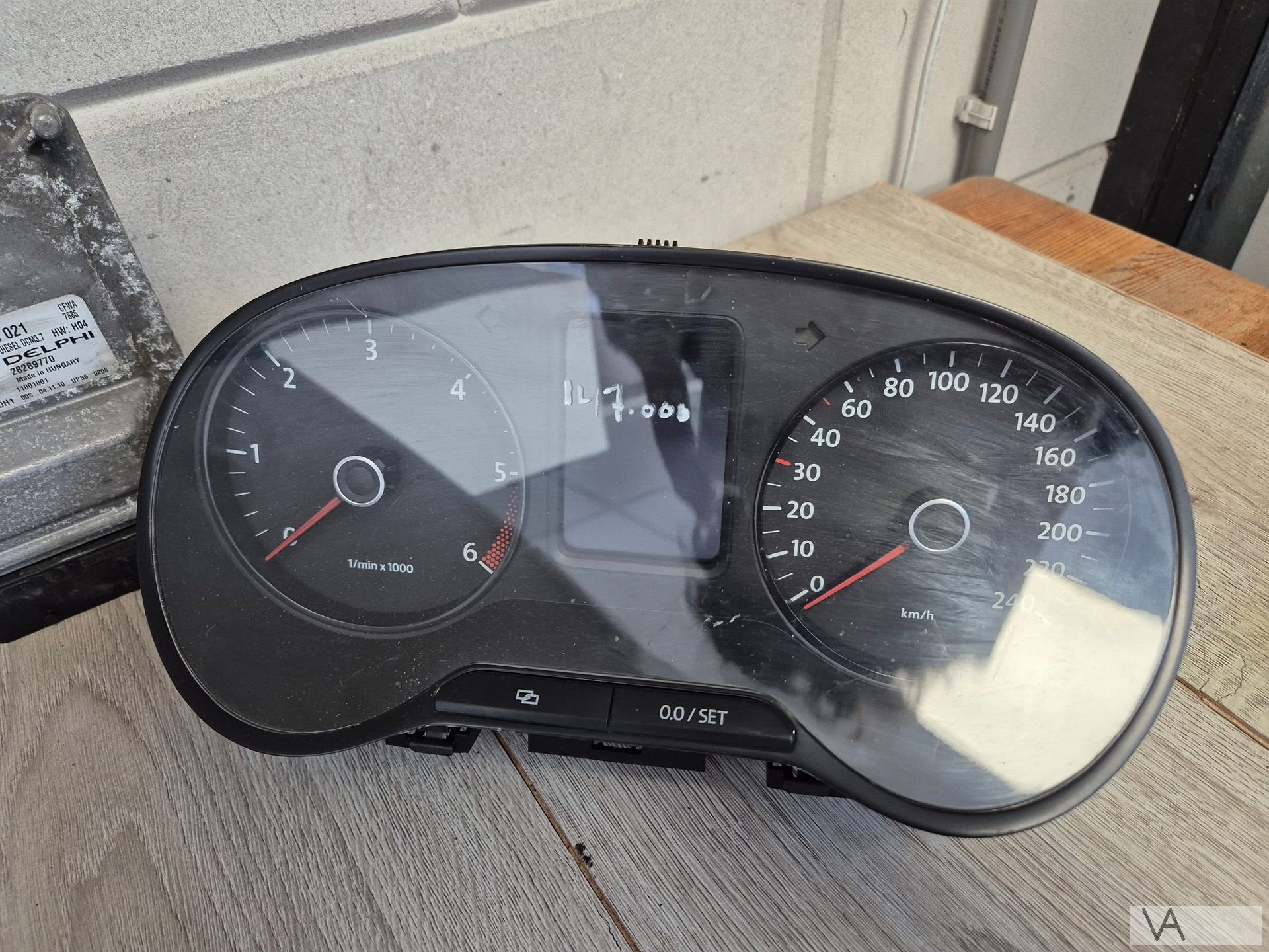 VW Polo 6R 2009 - 2014 1.2 bluemotion diesel tellerklok €40, Gebruikt, -, Volkswagen, -